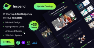 Insoand - IT Startup & SaaS Agency HTML5 Template. by insomniacafe