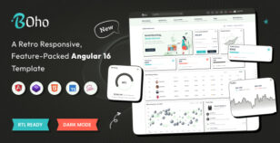 Boho - Angular 16 Admin Dashboard by PixelStrap