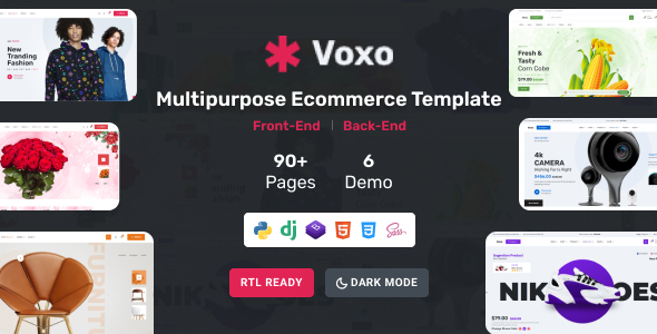 Voxo - Multivendor Ecommerce Django Template by PixelStrap