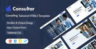 Consultar - Tailwind Business Consulting HTML5 Template by wpoceans
