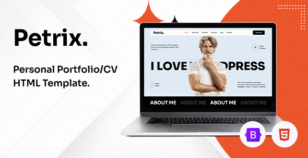Petrix - Personal Portfolio/CV HTML Template by CodeeFly