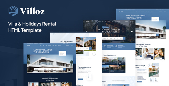 Villoz - Villa & Holidays Rental HTML Template by Layerdrops