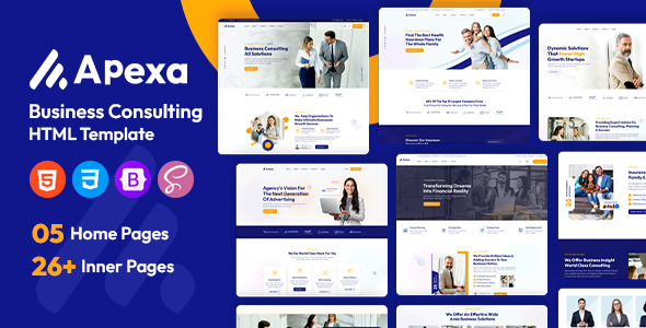 Apexa - Multipurpose Business Consulting HTML Template by alithemes