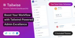 Tailwise - Intuitive Tailwind Dashboard Kit by Left4code