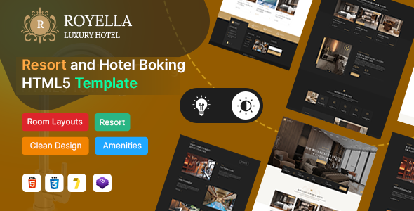 Royella – Resort and Hotel Boking HTML5 Template by Dreamit-Solution