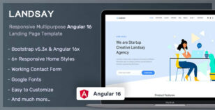 Landsay - Angular 16 Landing Page Template by themesdesign