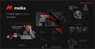 Meika – Creative Agency React Template by media-city