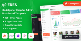 ERES - CodeIgniter Hospital Admin Dashboard Bootstrap Template by DexignZone