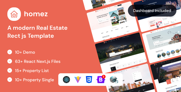 Homez - Real Estate ReactJS Template by ib-themes