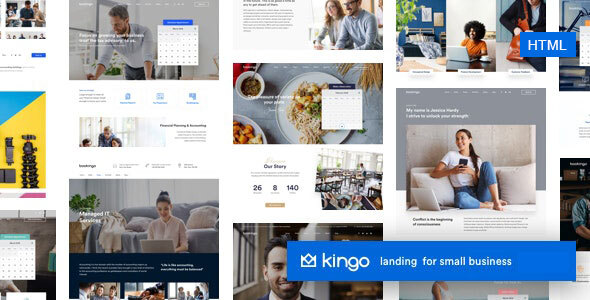 Kingo - Template for Small Businesses by max-themes
