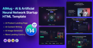 AIMug - AI & Artificial Neural Network Startup Template by Marvel_Theme
