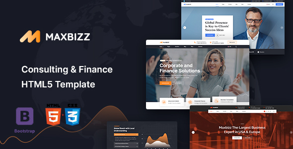 Maxbizz - Consulting & Financial HTML5 Template by ThemeModern
