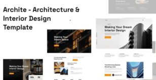 Archite - Tailwind CSS Architecture & Interior Design HTML Template by saihoai