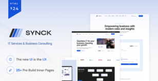 Synck - Business & IT Solutions HTML Template by WordPressRiver