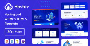 Hostez – Web Hosting Provider & WHMCS HTML5 Template by Dreamit-Solution