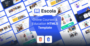 Escola – Online Courses & Education Html5 Template by wowtheme7