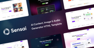 Sensai - AI Generator HTML Template by template_path