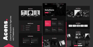 Acens - Creative Template for Agencies and Freelancers by DuruThemes