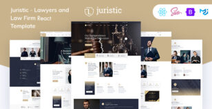 Juristic - Lawyers and Law Firm React Template by themexshaper