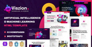Viszion - Artificial Intelligence and Robotics HTML Template by wellconcept