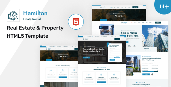 Hamilton-Real Estate & Property HTML5 Template by Website_Stock