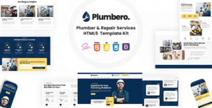 Plumbero - Plumber & Repair Services HTML Template by bosathemes