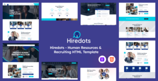 Hiredots - Human Resources & Recruiting HTML Template by udayraj
