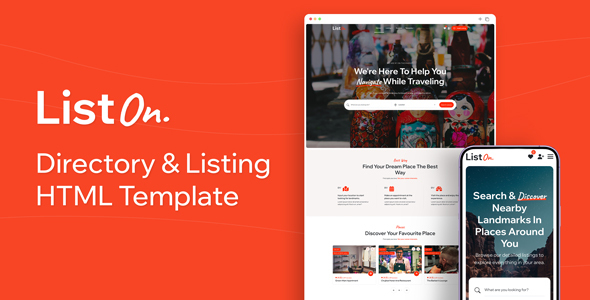 ListOn - Directory & Listing HTML Template by easital_tech