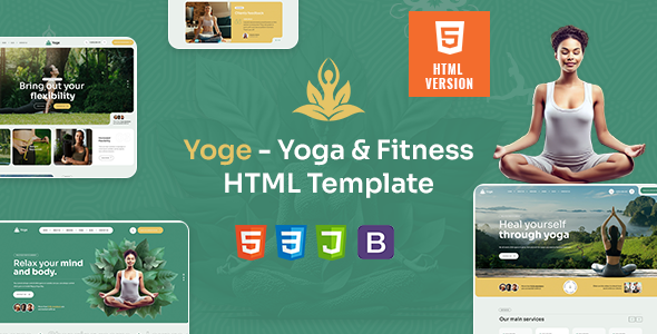Yoge - Fitness and Yoga HTML Template by Creatives_Planet
