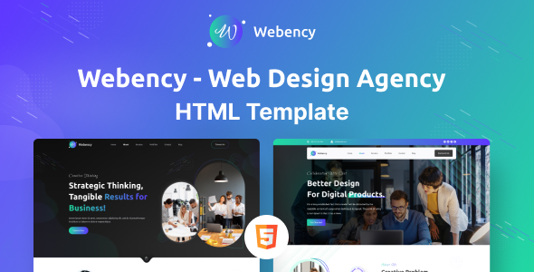Webency - Web Design Agency HTML Template by Theme-Junction