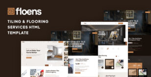 Floens - Tiling & Flooring Services HTML Template by bracket-web
