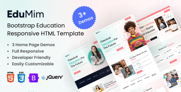 Edumim - Education HTML Template by theme_ocean