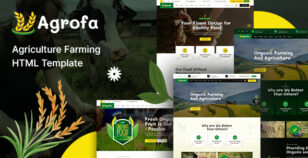 Agrofa - Agriculture Farming HTML Template by template_mr