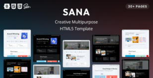 Sana - Creative Multipurpose HTML5 Template by FlaTheme