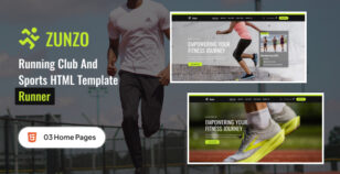 Zunzo - Running Club and Sports HTML Template by themesflat