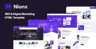 Nionx - SEO & Digital Marketing HTML Template by bracket-web