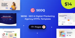 SEOQ - SEO & Digital Marketing Agency HTML Template by RRdevs