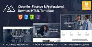 Cleanfin - Finance Consulting HTML Template by themesion