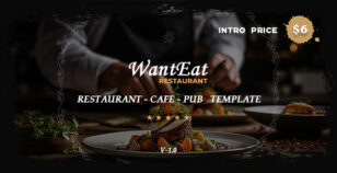 Wanteat - Responsive Restaurant / Cafe  / Pub Template by kwst