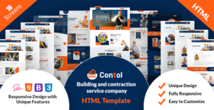Contol- Construction HTML Template by creative-hunk