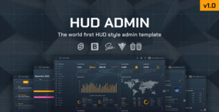 HUD - Svelte Bootstrap Admin Template by SeanTheme