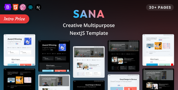 Sana - NextJS Creative Multipurpose Template by FlaTheme