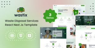 Wastix - Waste Disposal Services React Next Js Template by template_path