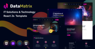 DataMatrix - IT Solutions & Technology React Template by valorwide
