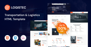 Logistec - Transportation & Logistics HTML5 Template by RRdevs