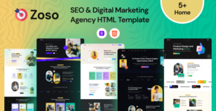 Zoso - SEO & Digital Marketing Agency HTML Template by udayraj