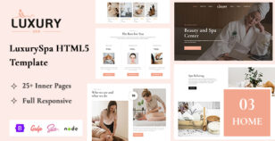 LuxurySpa - Spa & Beauty HTML Template by Potenzaglobalsolutions