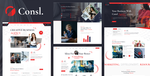 Consl - Consulting Business HTML5 Template by envalab