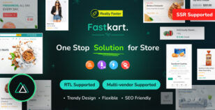 Fastkart - Ecommerce template with Nuxt Js by PixelStrap