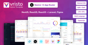 Vristo – Multipurpose Tailwind NextJS App Router, ReactJS Admin Template by sbthemes